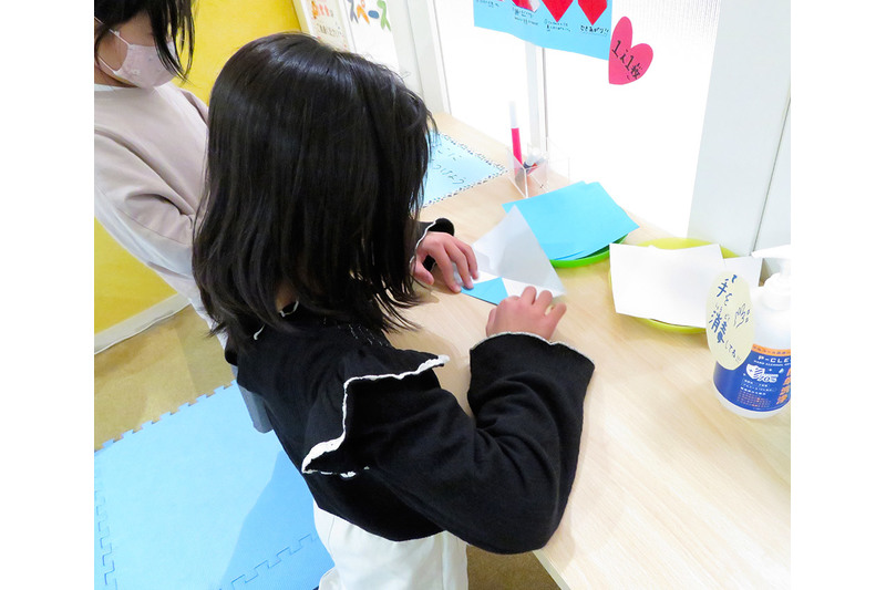 ハート折り紙中★