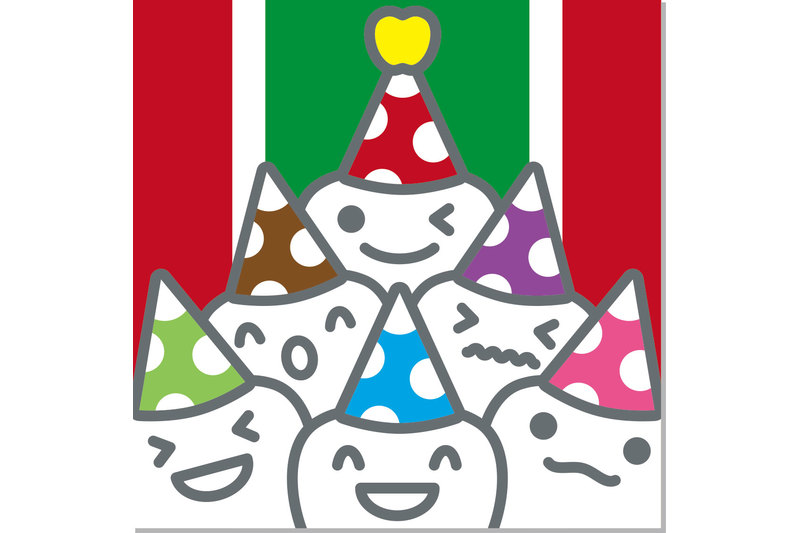 2023ハッピーくんのクリスマスまちがいさがし♪まちがいが５つあります！