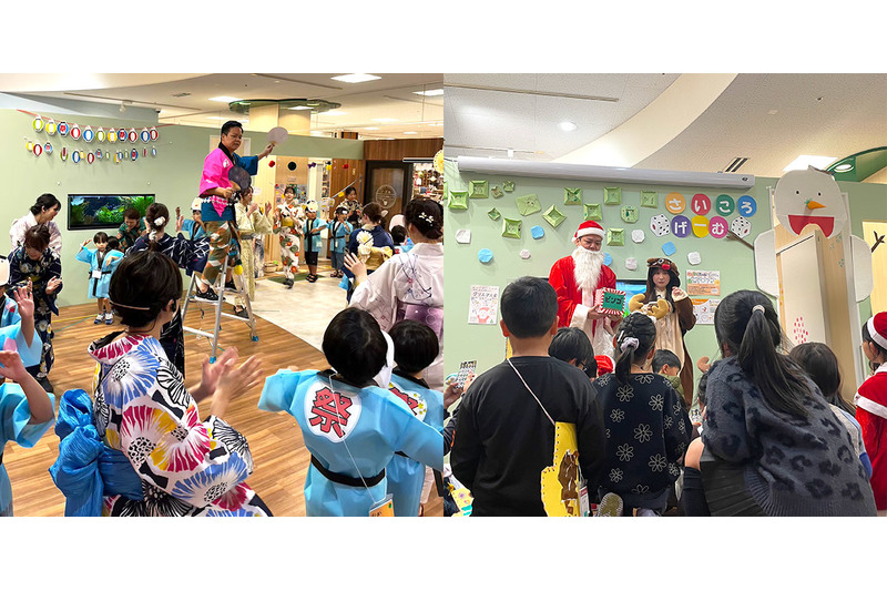 あもうホーム歯科クリニック開催イベント「なつまつり」と「クリスマス会」